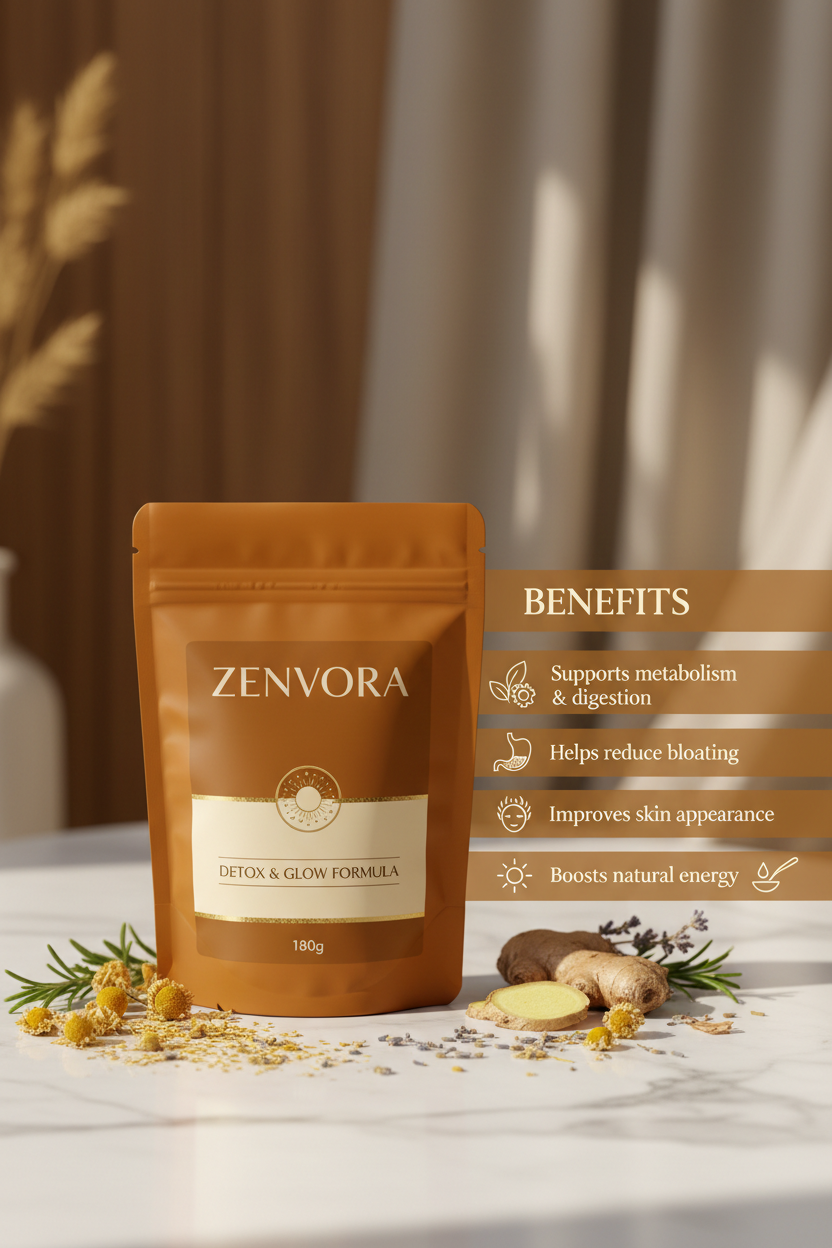 ZENVORA Detox & Glow - Beneficios